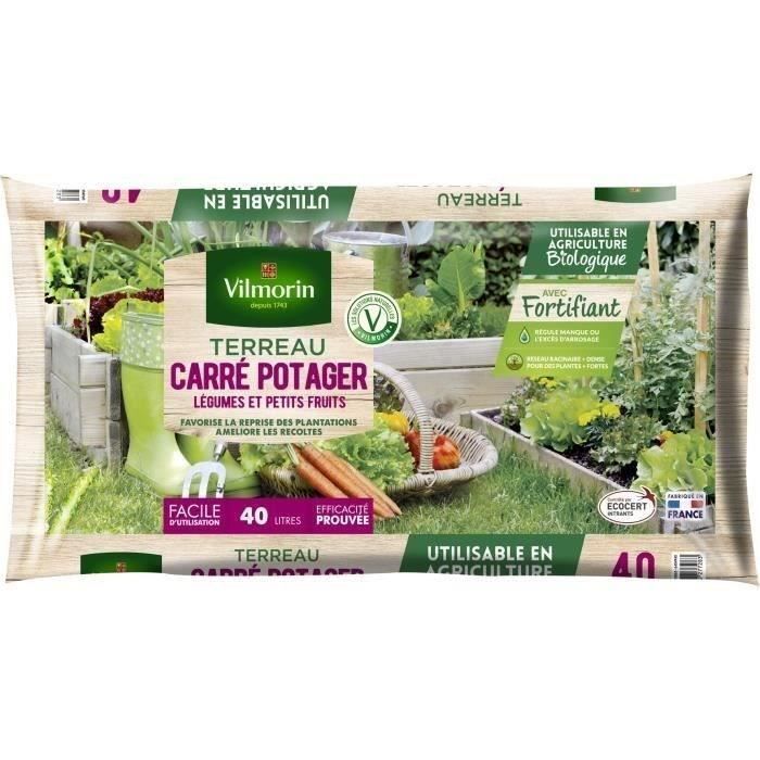 VILMORIN Vierkante potgrond voor de moestuin 40 liter