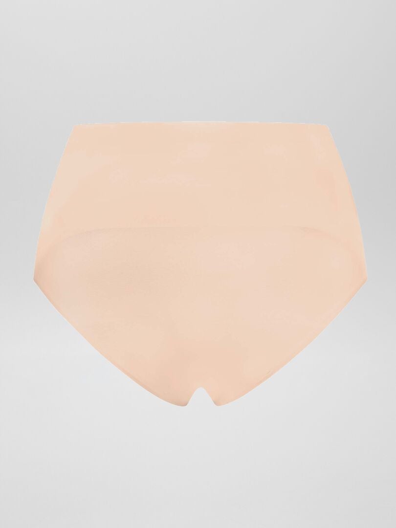 'Bye Bra' corrigerende slip met hoge taille - BEIGE