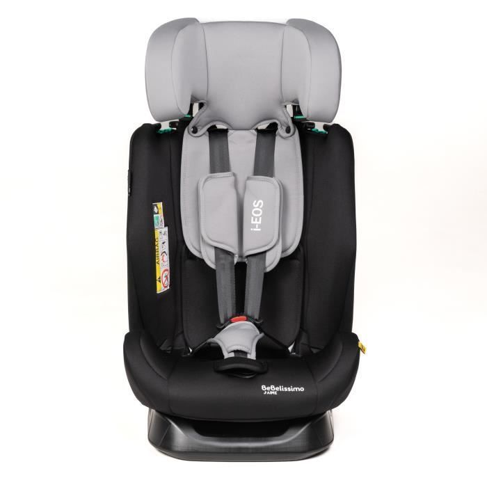 BEBELISSIMO - Seggiolino auto I-size - gruppo 0+/1/2/3 - (0-36 kg) - Reclinabile - 40-150 cm - i-EOS - grigio