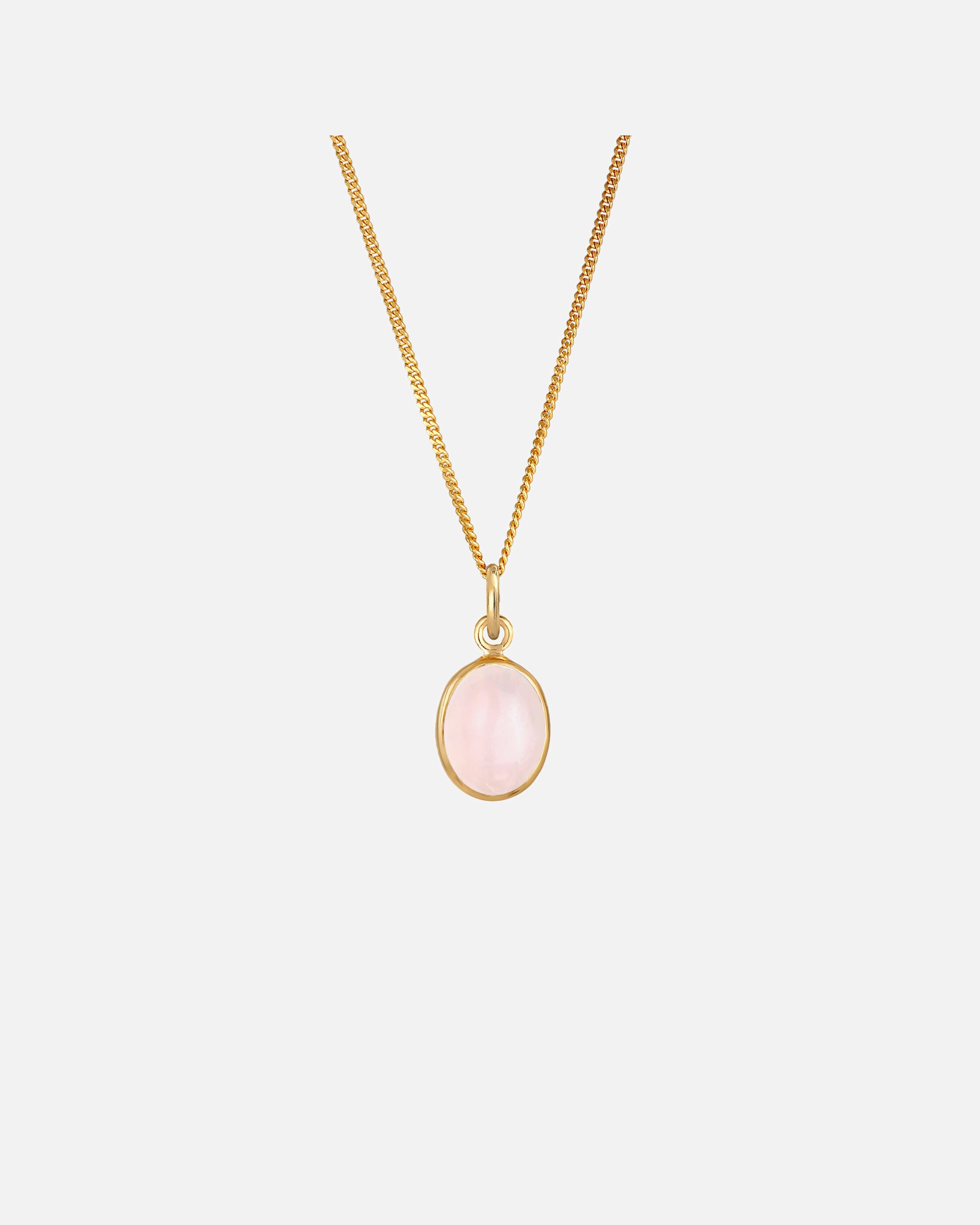 Elli Femmes Pendentif Solitaire Basique Élégant avec Quartz Rose en Argent Sterling 925