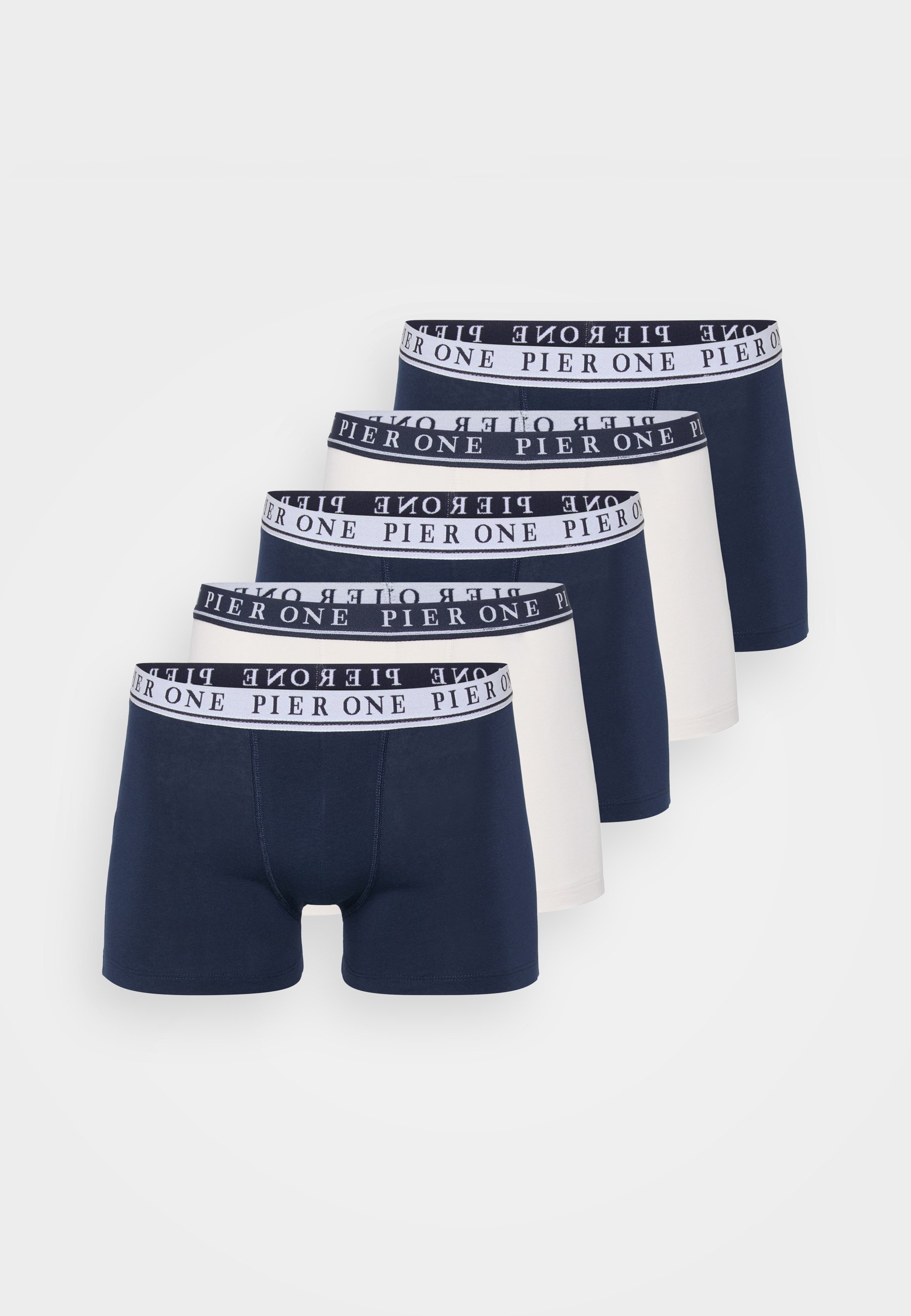 Pier One 5 PACK - Pánské trenýrky - black/white