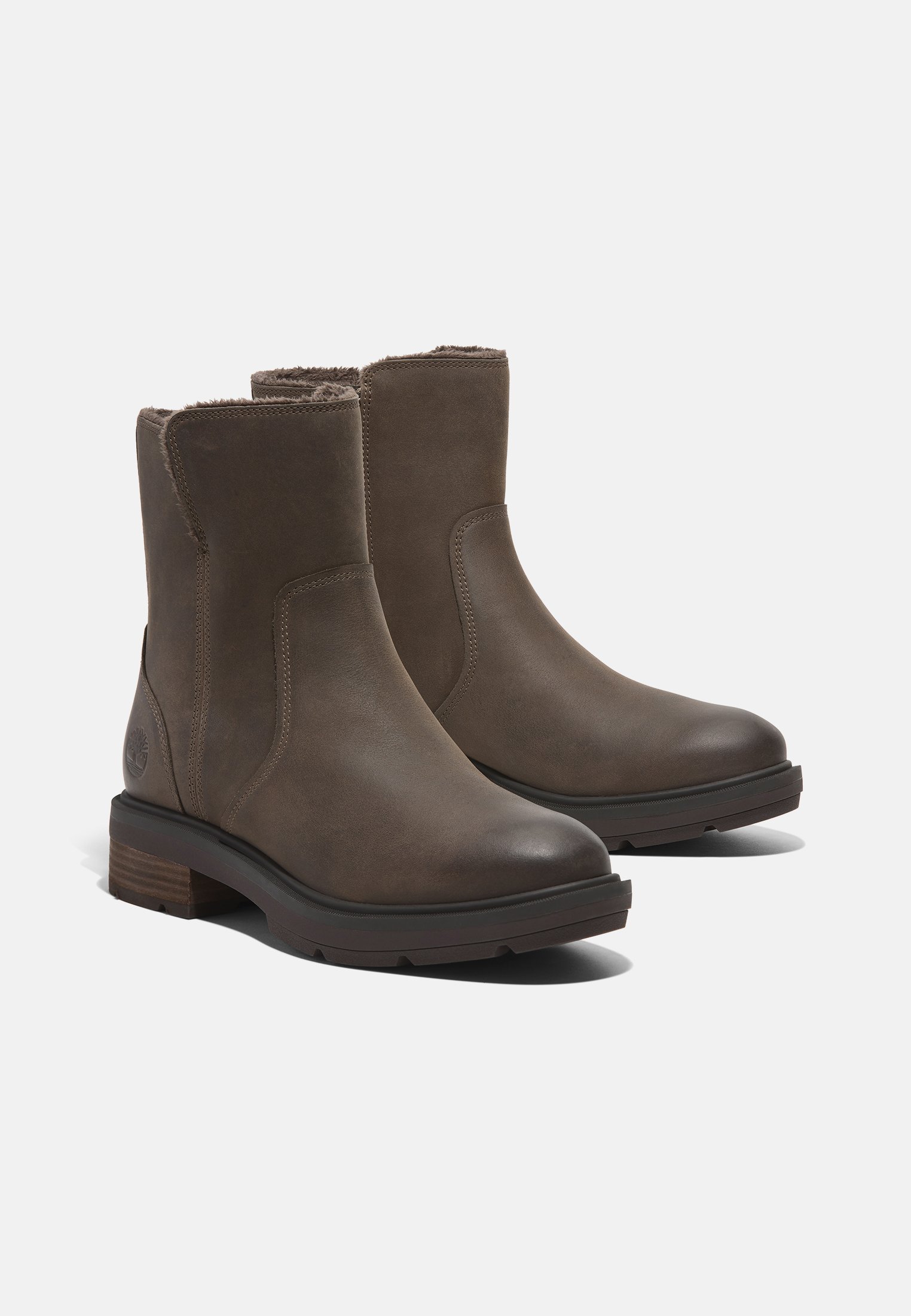 Timberland Winterstiefel – mittelbraun, Vollnarbenleder