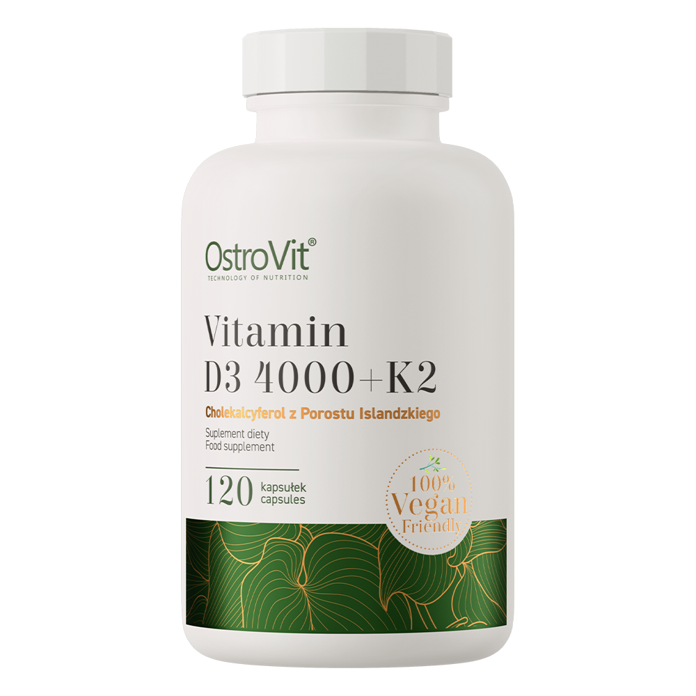 OstroVit Vitamin D3 4000 IE + K2 VEGE