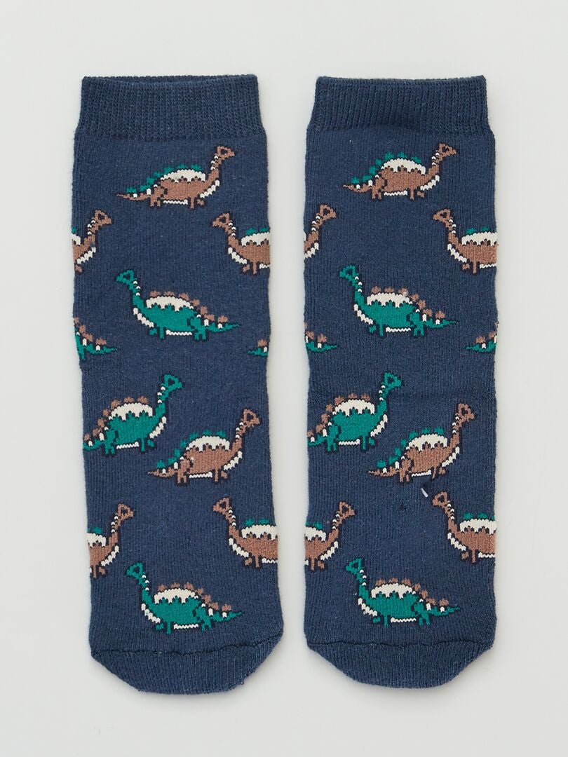 Conjunto de 2 pares de calcetines 'dinosaurio' - dino