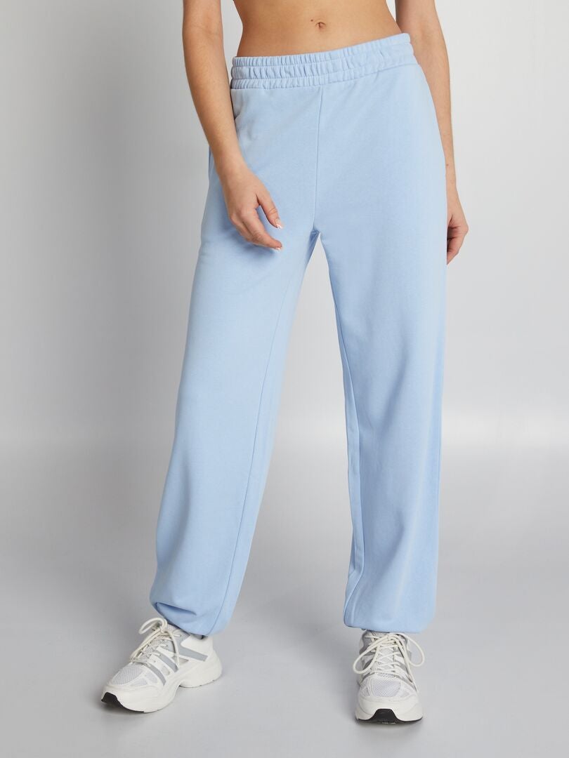 Fleece joggingbroek - BLAUW