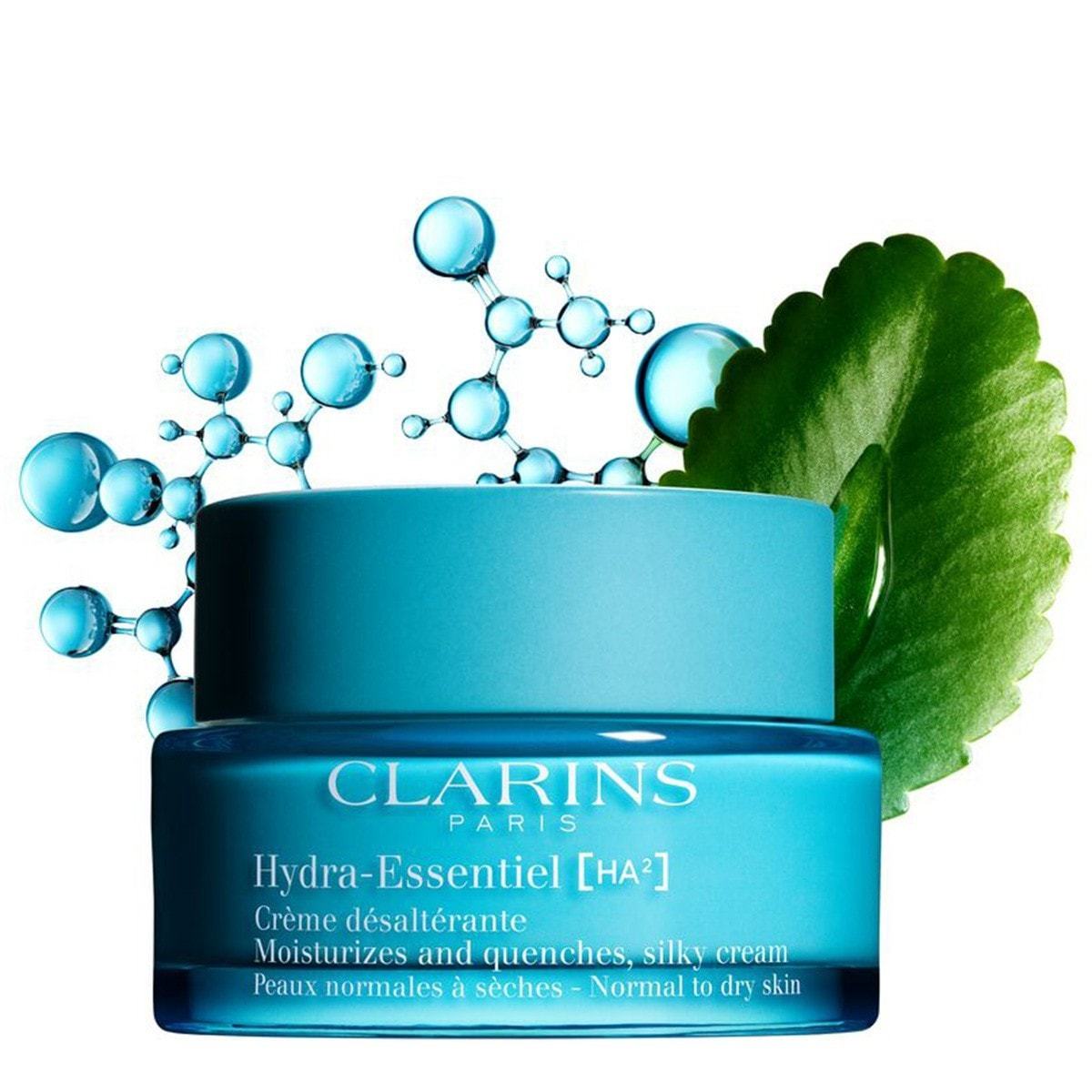 Clarins Hydra-Essentiel HA² hodvábny denný krém - 50 ml