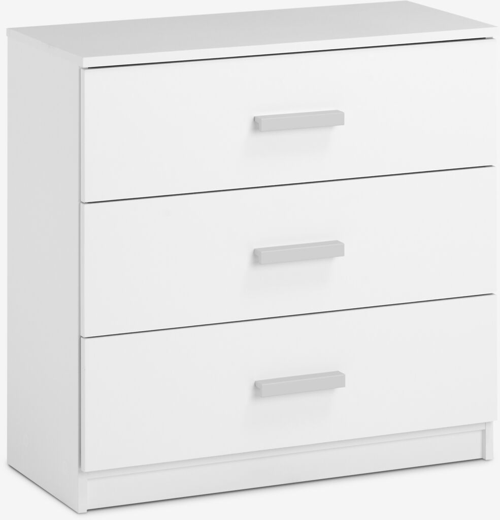 TAPDRUP TAPDRUP Komoda s 3 ladice bijela