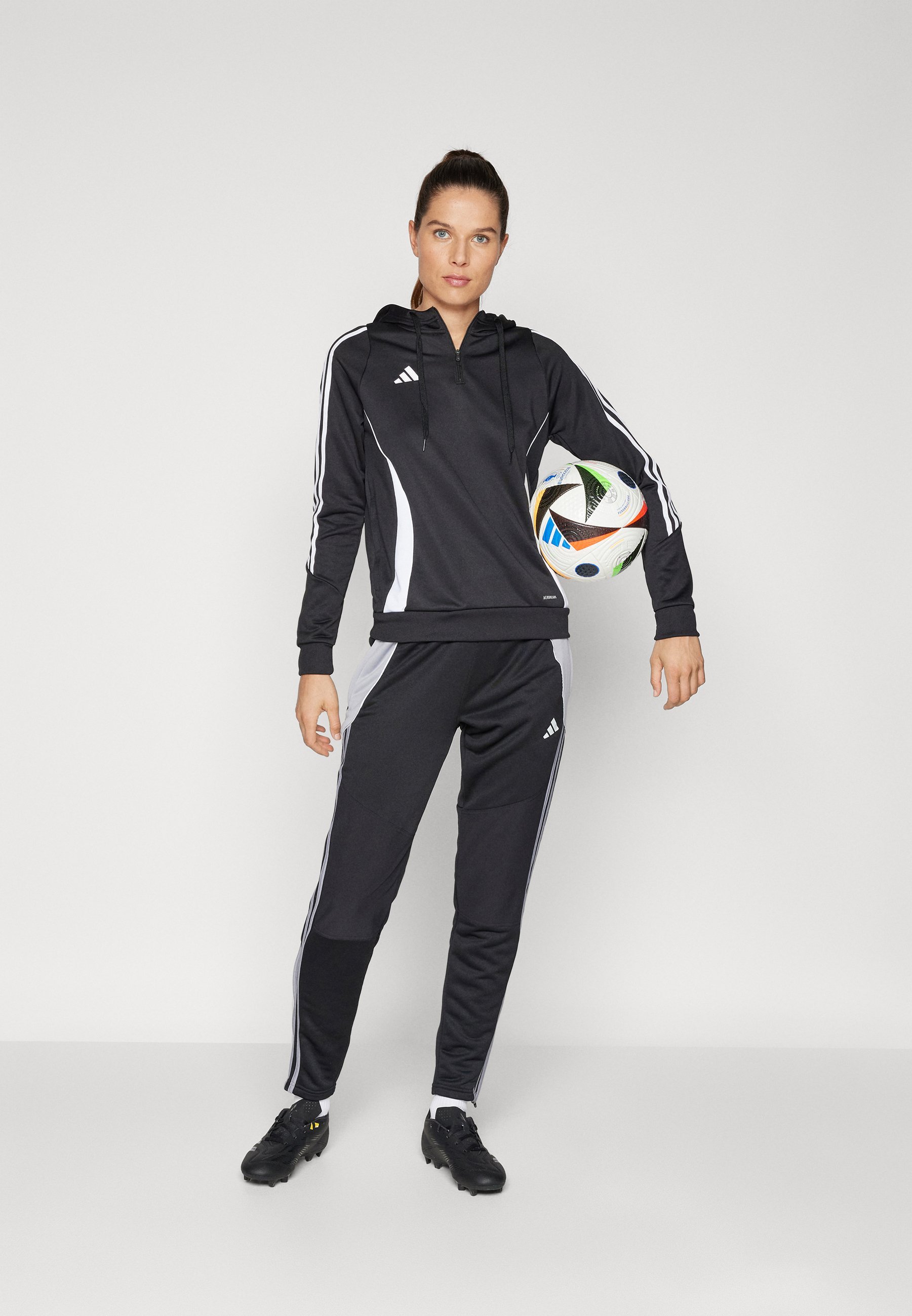 adidas Performance TIRO 24 WINTERIZED PANTS - Trainingsbroek - zwart/licht onix