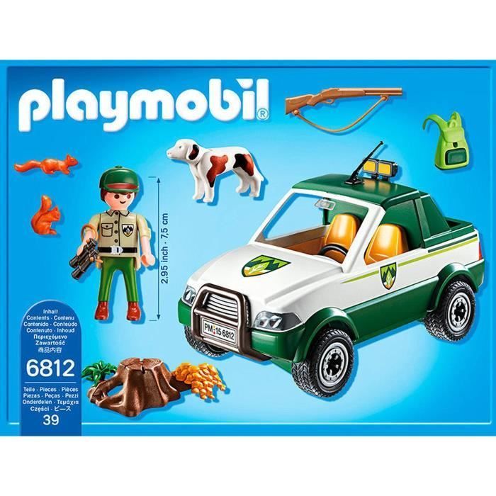 PLAYMOBIL - Garde forestier avec pick-up - Country - La Maison Forestière - Mixte - 4 ans