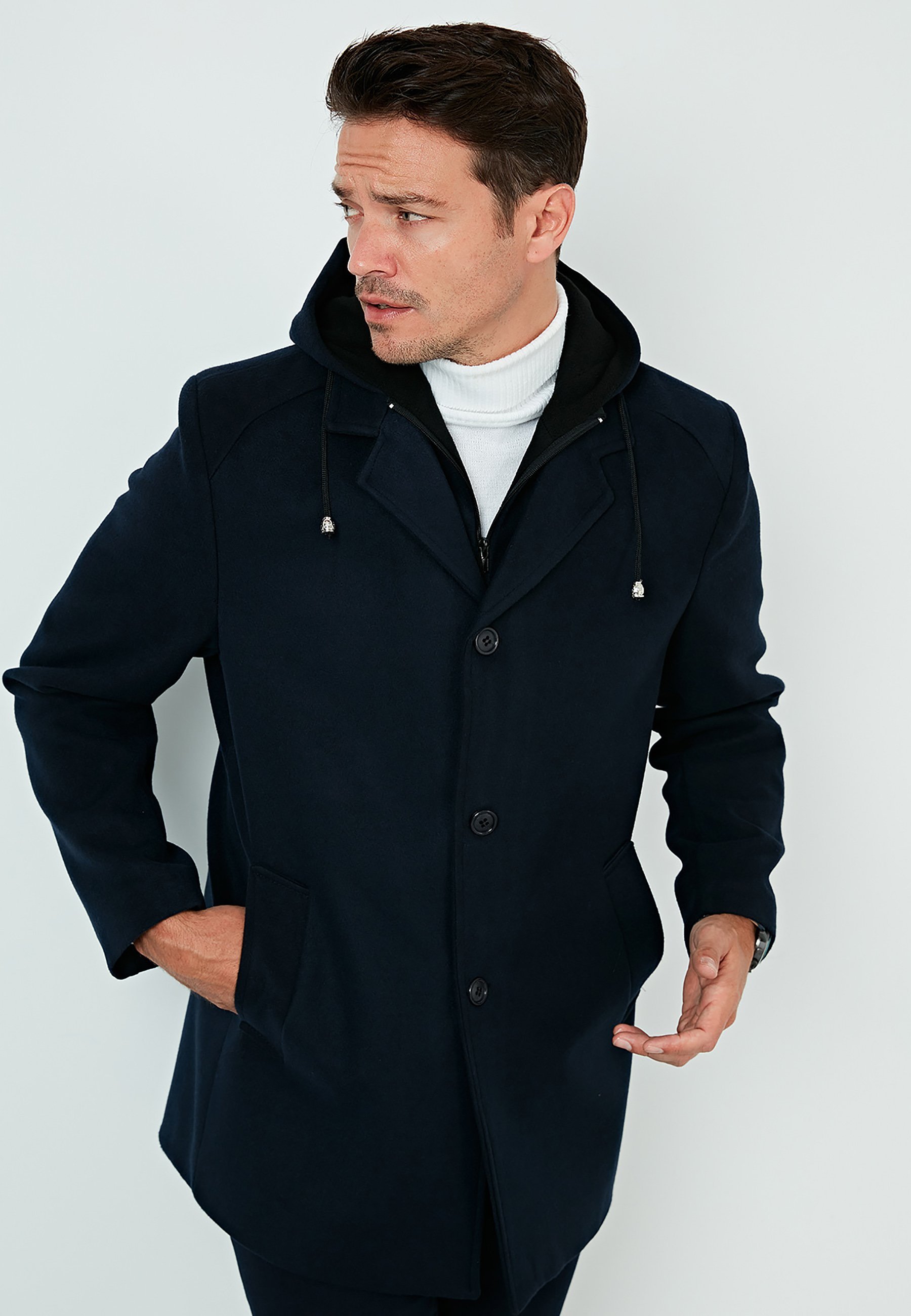 Buratti Manteau classique - bleu marine
