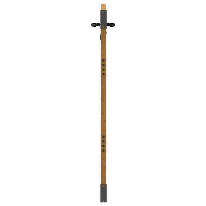 vidaXL Portail de Jardin, Portillon de Patio, Barrière de Sécurité, Porte d'Extérieure Terrasse, 85x125 cm Acier Corten 153210
