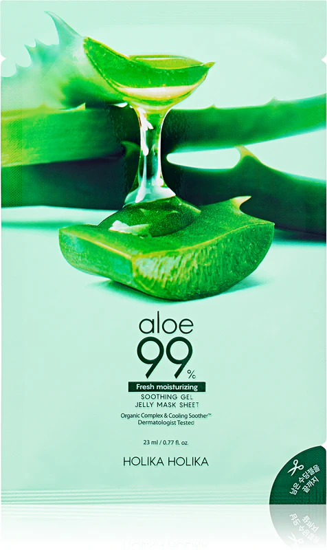 Holika Holika Aloe 99% máscara hidratante em folha