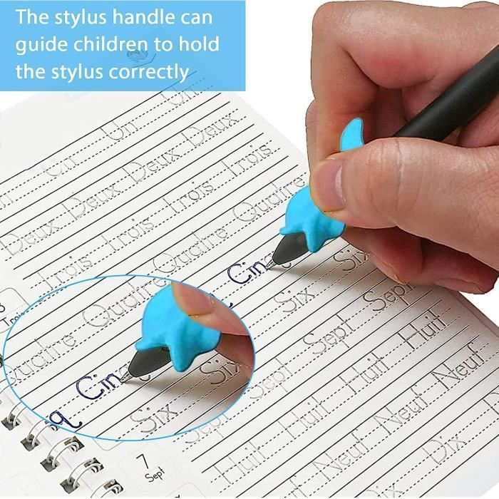 Cuaderno mágico para escribir - Aprende a escribir - 4 páginas reutilizables - Para niños - Cuaderno multicolor