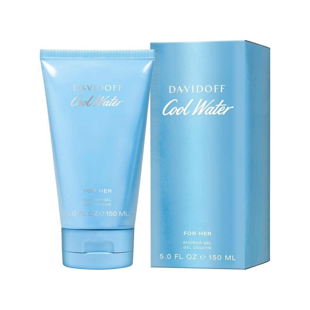 Davidoff Duschgel Cool Water Woman jemný sprchový vánok - 150 ml