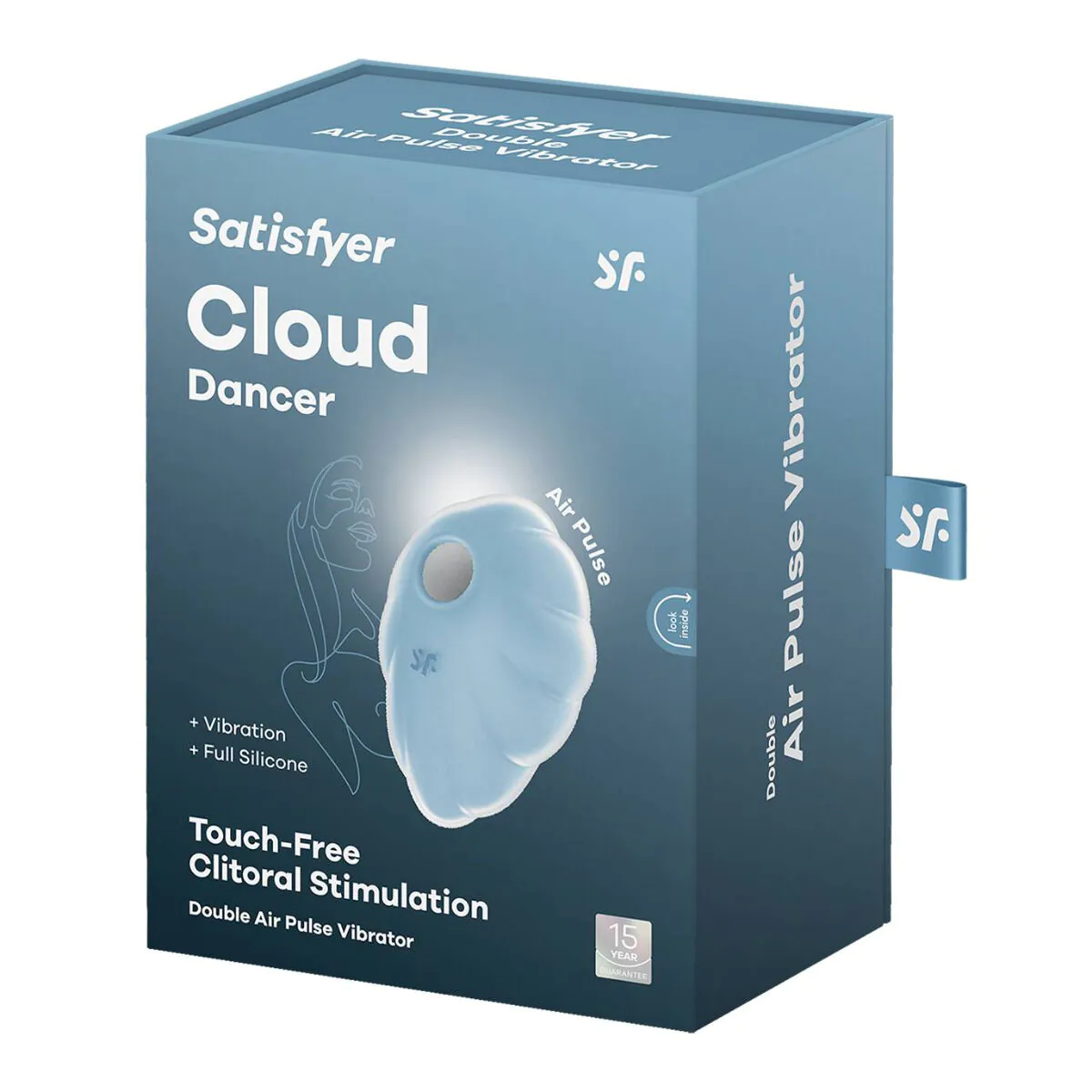 Satisfyer Cloud Dancer Blue - masażer łechtaczki 1szt.