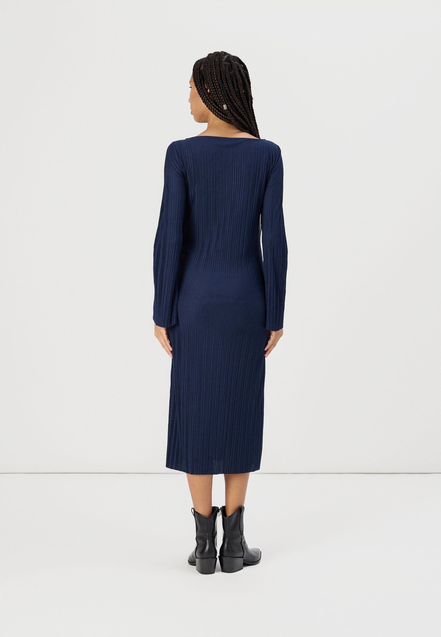 ABITO MIDI MAMALICIOUS MLCALVIA - Abito maglione - blazer blu navy