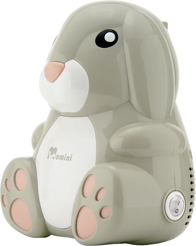 Kompresorski nebulator Momini, medicinski pripomoček, kompresorski inhalator NebuBunny