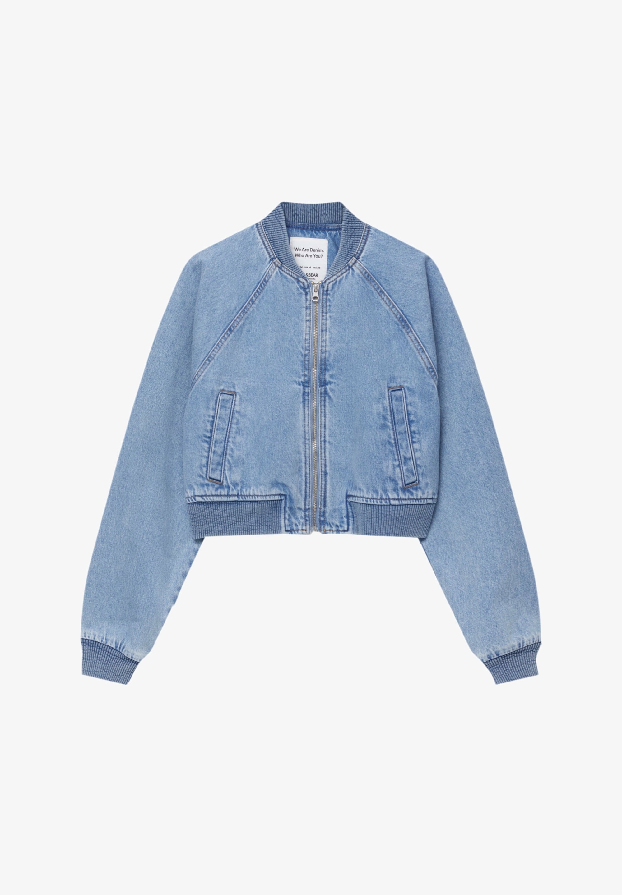 PULL&BEAR Jeansjacke - blau