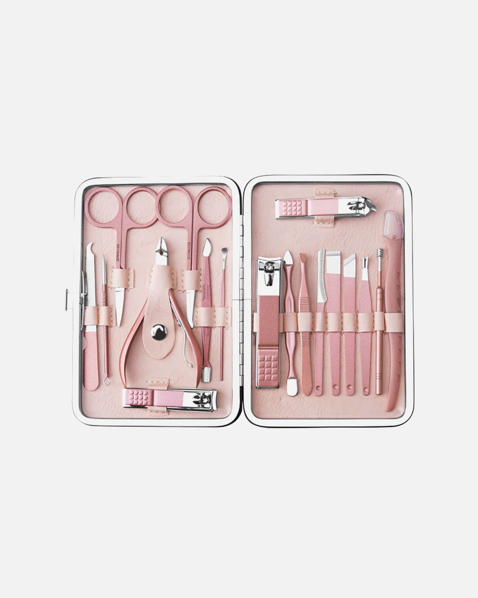 UNIQ Nagelpflegeset 18-v-1 Maniküre-Set – Roségold