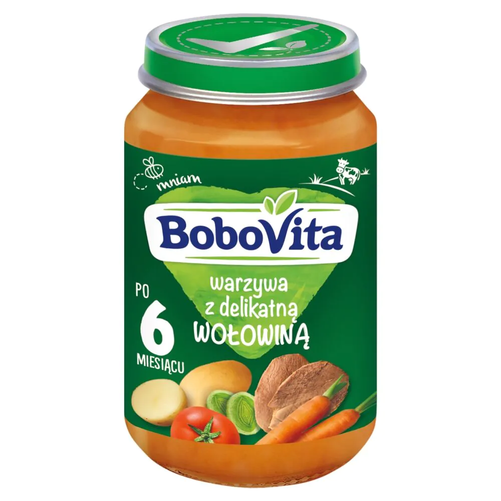 Bobovita Obiad warzywa z delikatną wołowiną