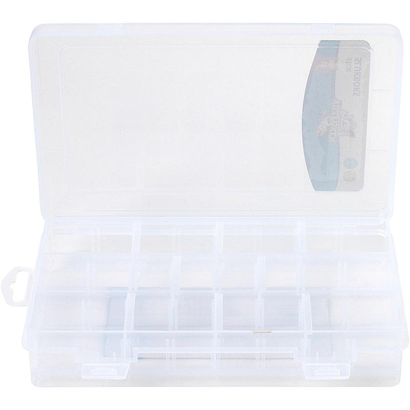 Caja de señuelos para peces salvajes de 14x22 cm