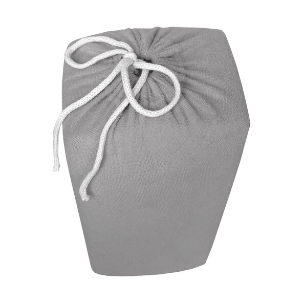 Cearșaf elastic supermoale din țesătură terry, 90-100 x 200 cm, gri