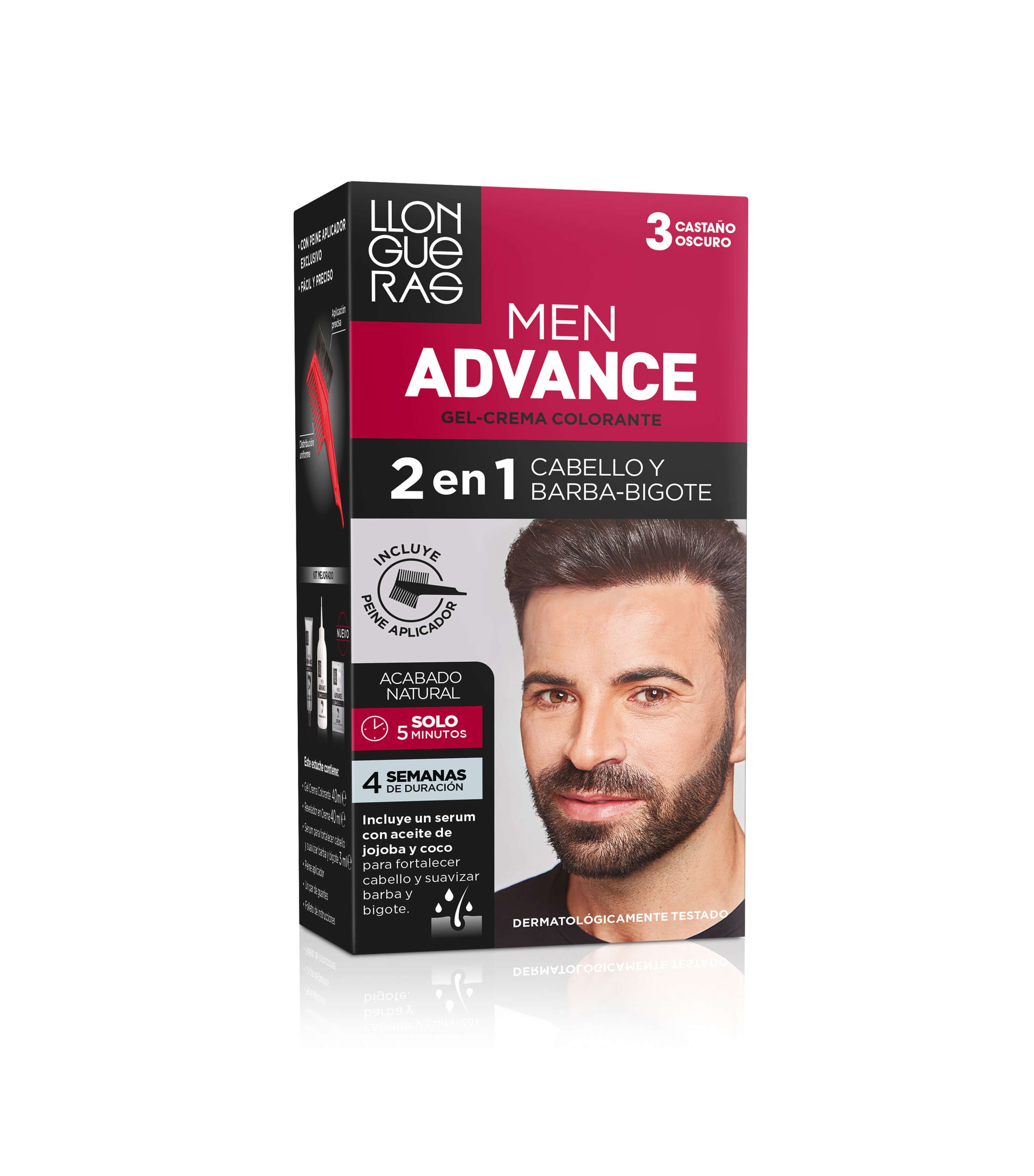 Men Advance 2-u-1 gel-krema za bojanje kose Boje za kosu