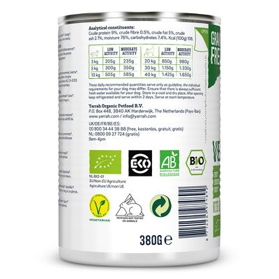 Yarrah Bio-Vega-Hundefleischstücke mit Bio-Cranberries