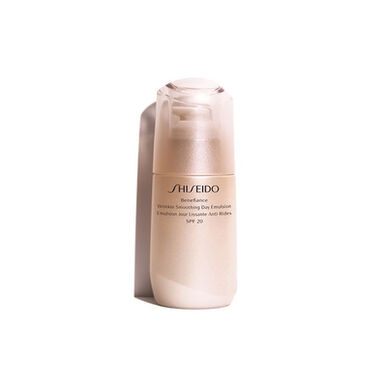 Shiseido Benefiance Wrinkle Smooth Emulsion SPF20 Kiinteyttävä ja Ryppyjä Vastaava Kasvoemulsio 75 ml