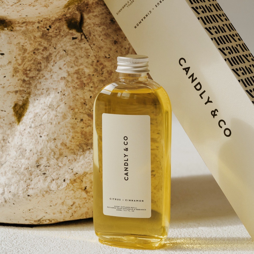 Candly&Co Recharge diffuseur No.3 Agrumes, Cannelle