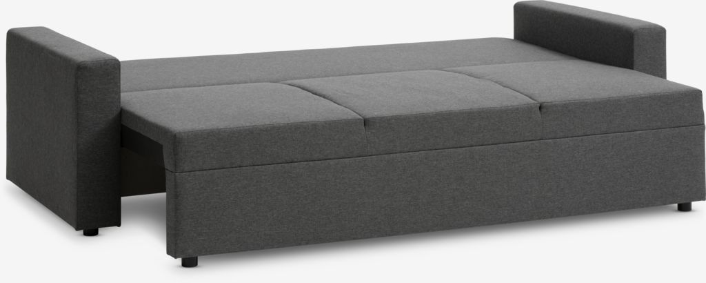 MARSLEV MARSLEV 3-vietė sofa-lova, tamsiai pilkas audinys