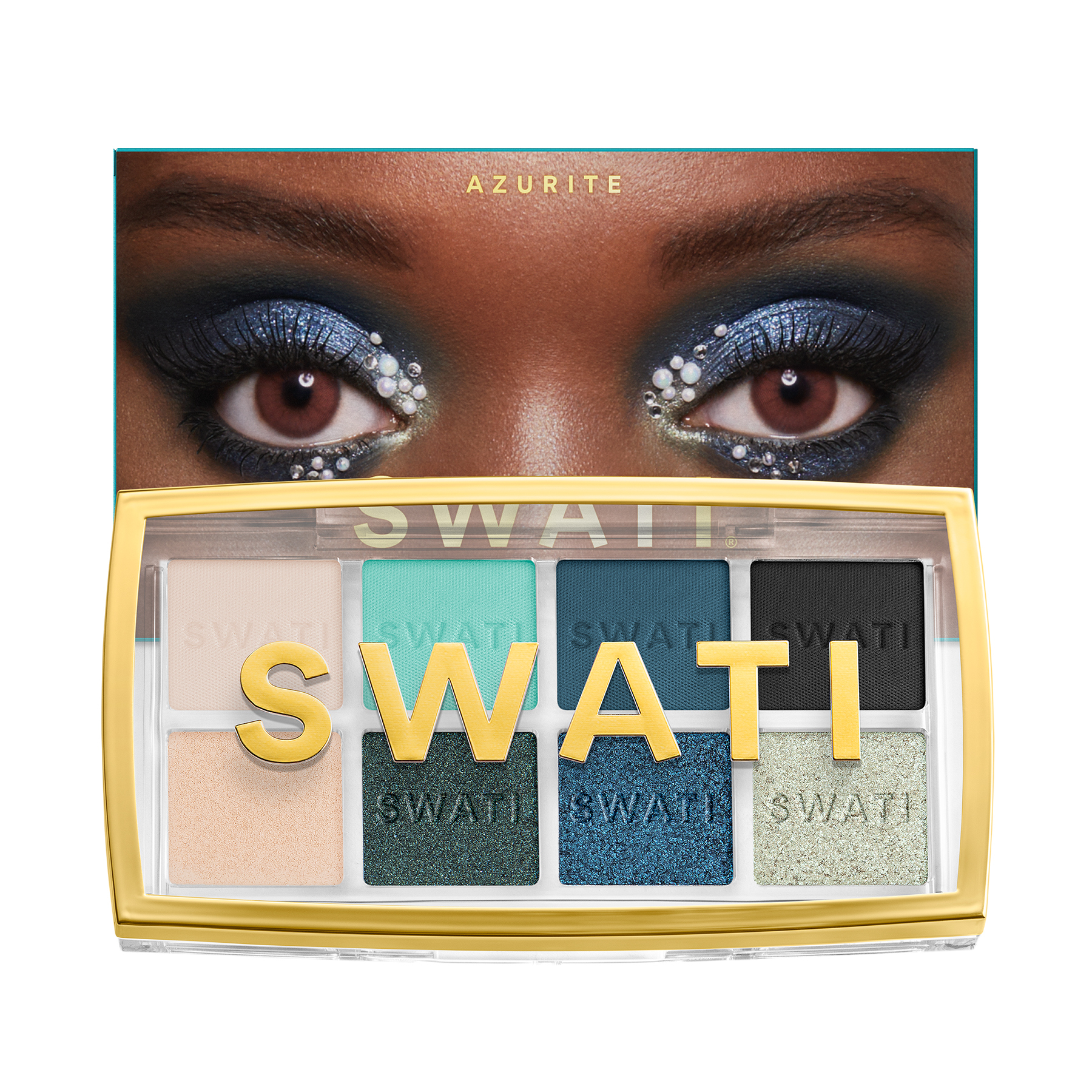 Paleta sjenila za oči Azurite - SWATI Cosmetics