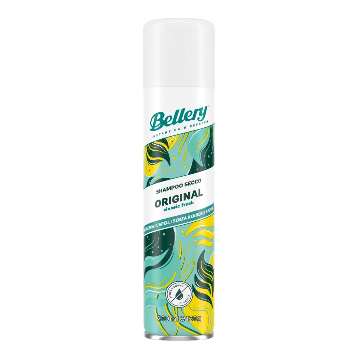 Bellery Original droogshampoo 200 ml vermindert de talgproductie.