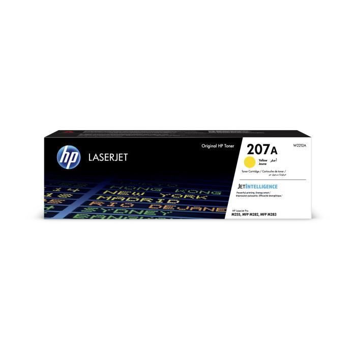 Cartuccia toner giallo originale HP 207A per stampanti HP Color LaserJet Pro M255/MFP M282/M283.