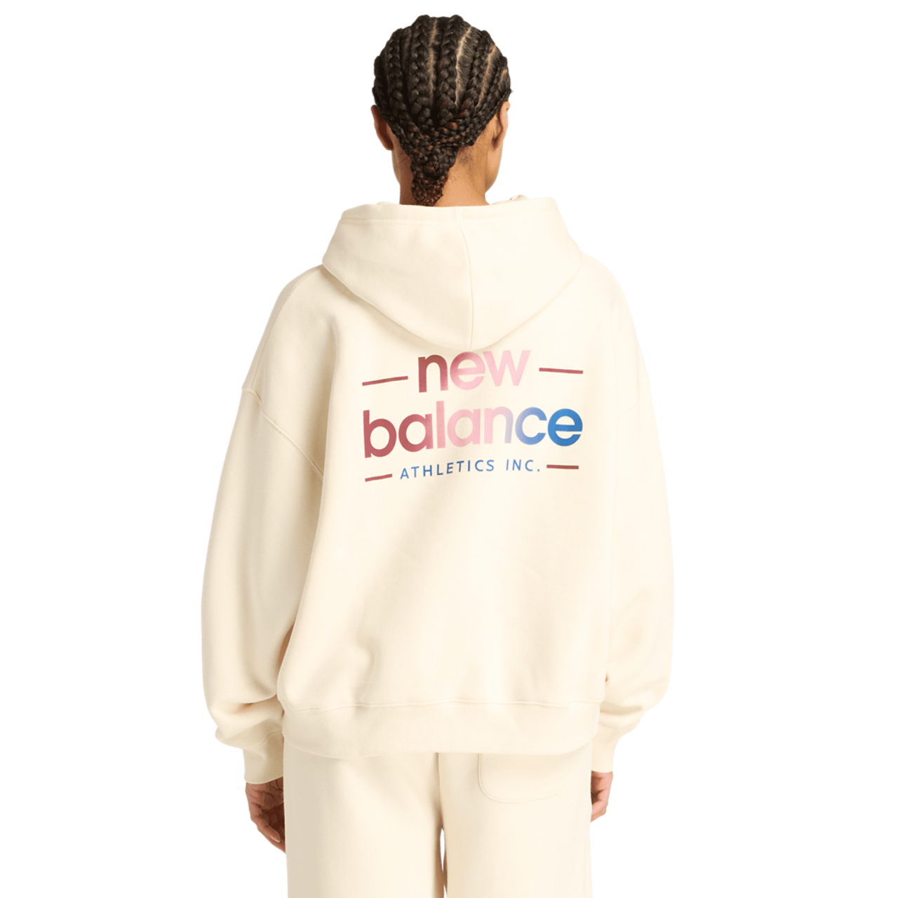 New Balancen uudelleenkuviteltu fleece-ylimitoitu huppari