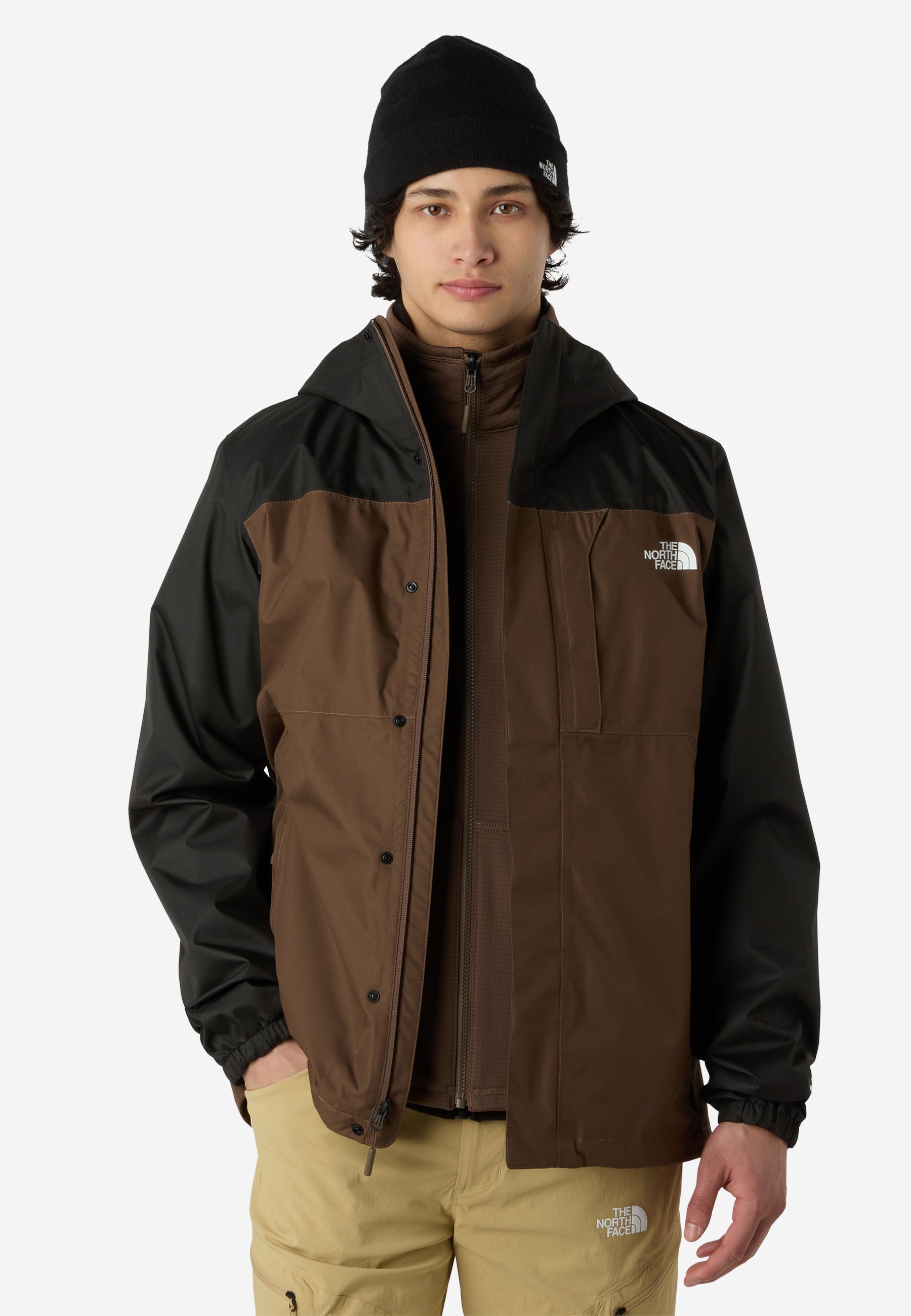 The North Face M QUEST TRICLIMATE JACKET - Outdoorjas - rookbruin