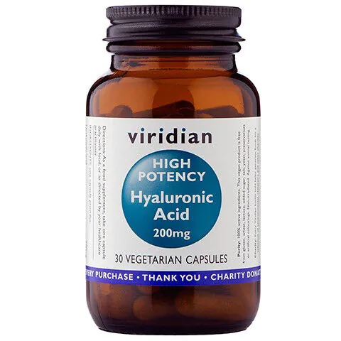 Viridian Kwas Hialuronowy 200 mg, Kapsułki