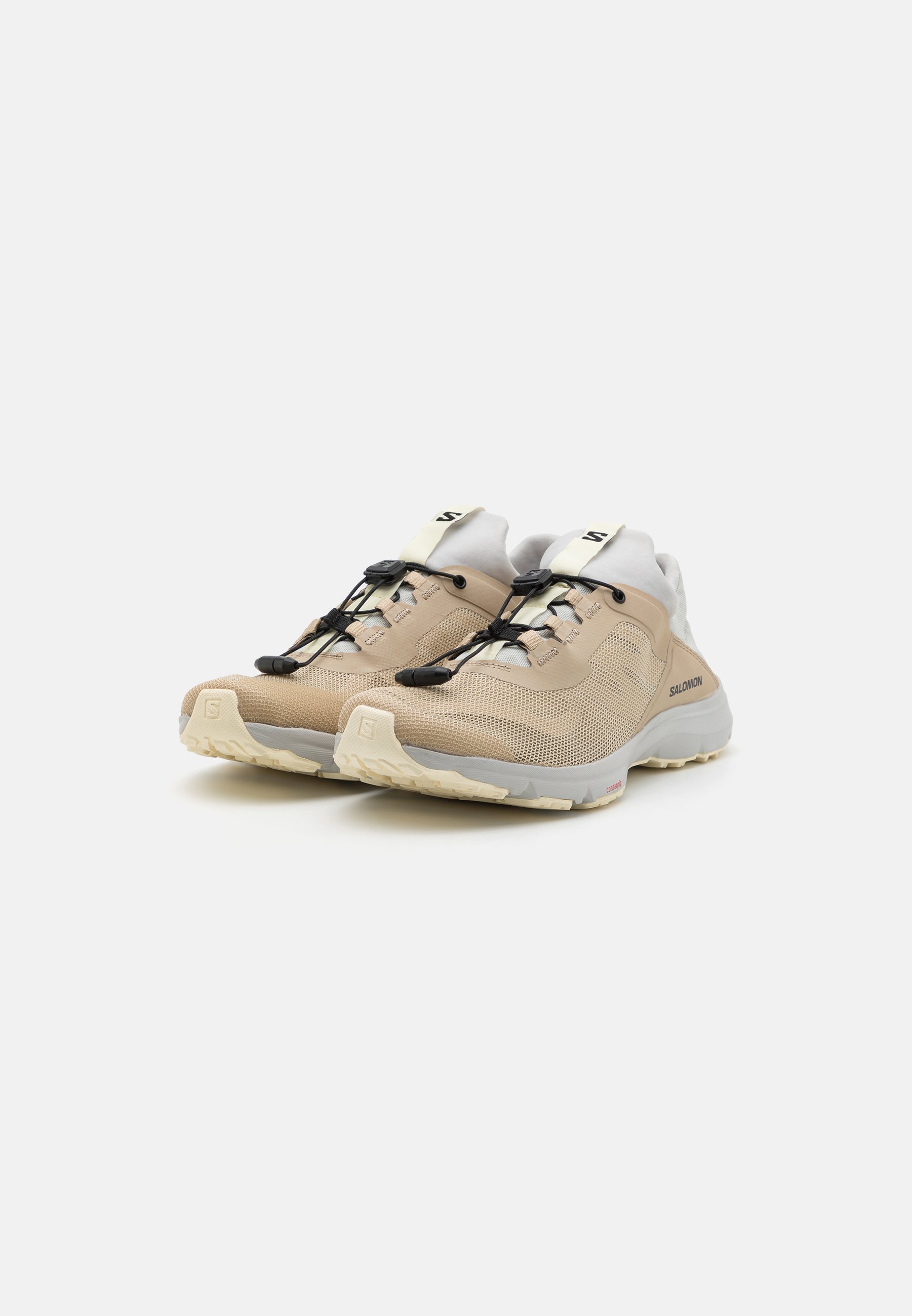 Salomon AMPHIB BOLD 2 - Scarpe da trekking - bianco pepe/grigio ghiaccio/giallo trasparente