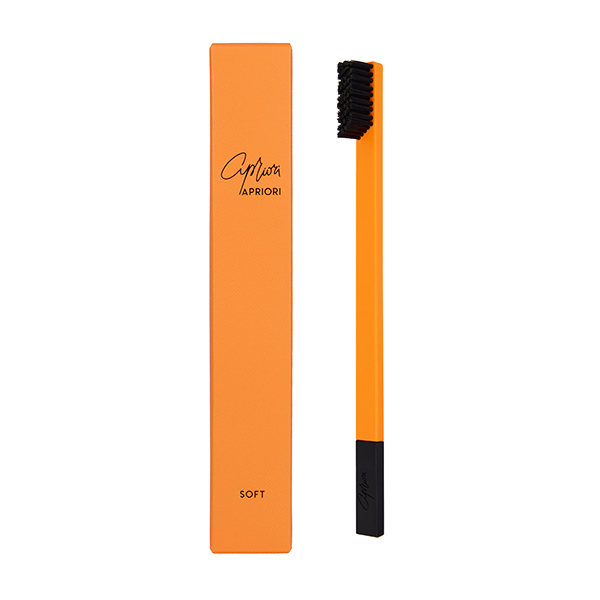 Cepillo de dientes suave APRIORI color mandarina