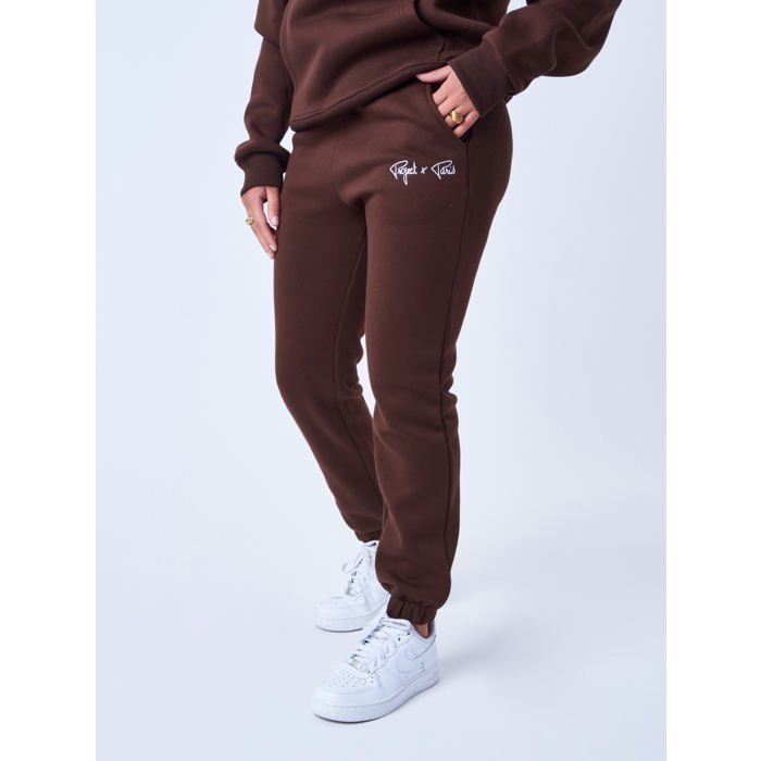 Calça de moletom feminina Project X Paris - marrom - tamanho G