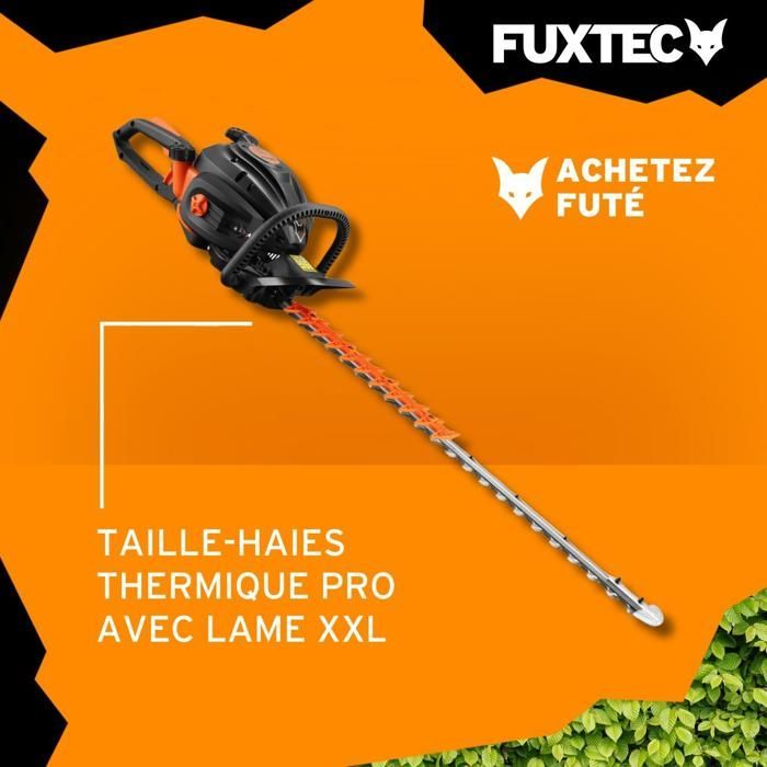 Professionele benzineheggenschaar - FUXTEC FX-MHP126 - 25,4 cc motor, 80 cm blad