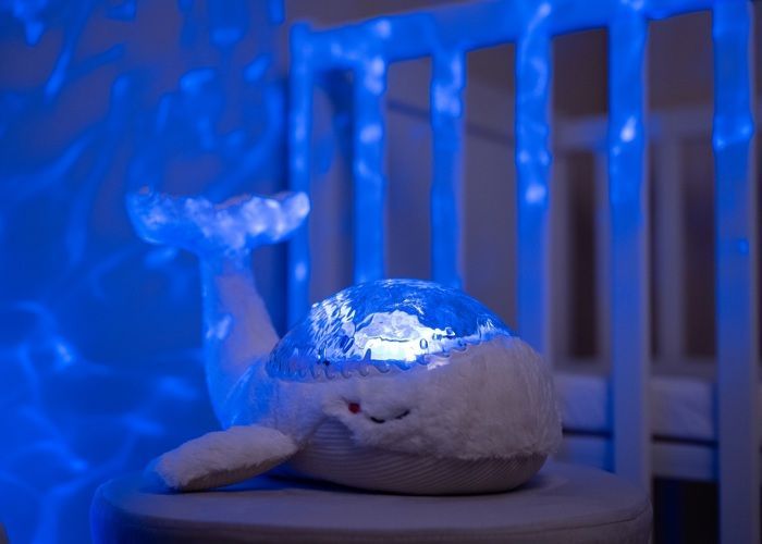 Cloud b - Luz nocturna recargable con forma de ballena tranquila blanca - BTL DIFFUSION