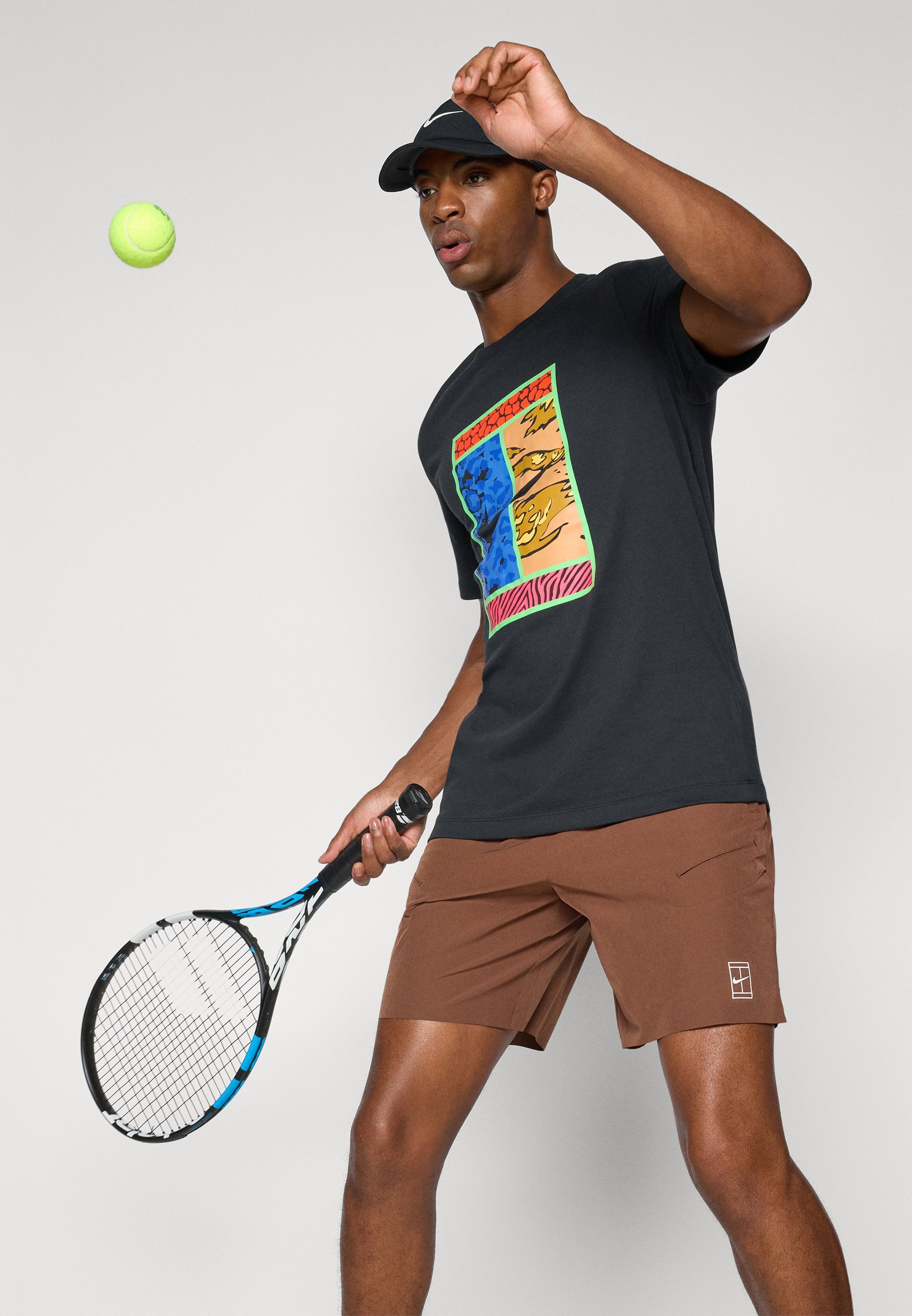 T-shirt de sport Nike Performance NIKECOURT - noir