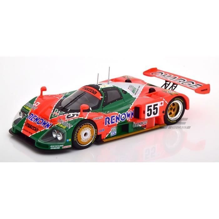 Modellino di auto da collezione - KK SCALE MODELS - MAZDA 787B - 1/18 - Vincitrice Le Mans 1991 - Verde/Rosso
