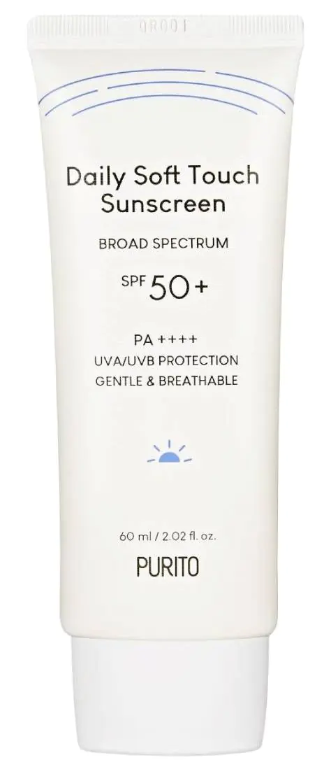 Purito Daily Soft Touch Sunscreen Codzienny krem do opalania z ceramidami SPF 50+ PA++++