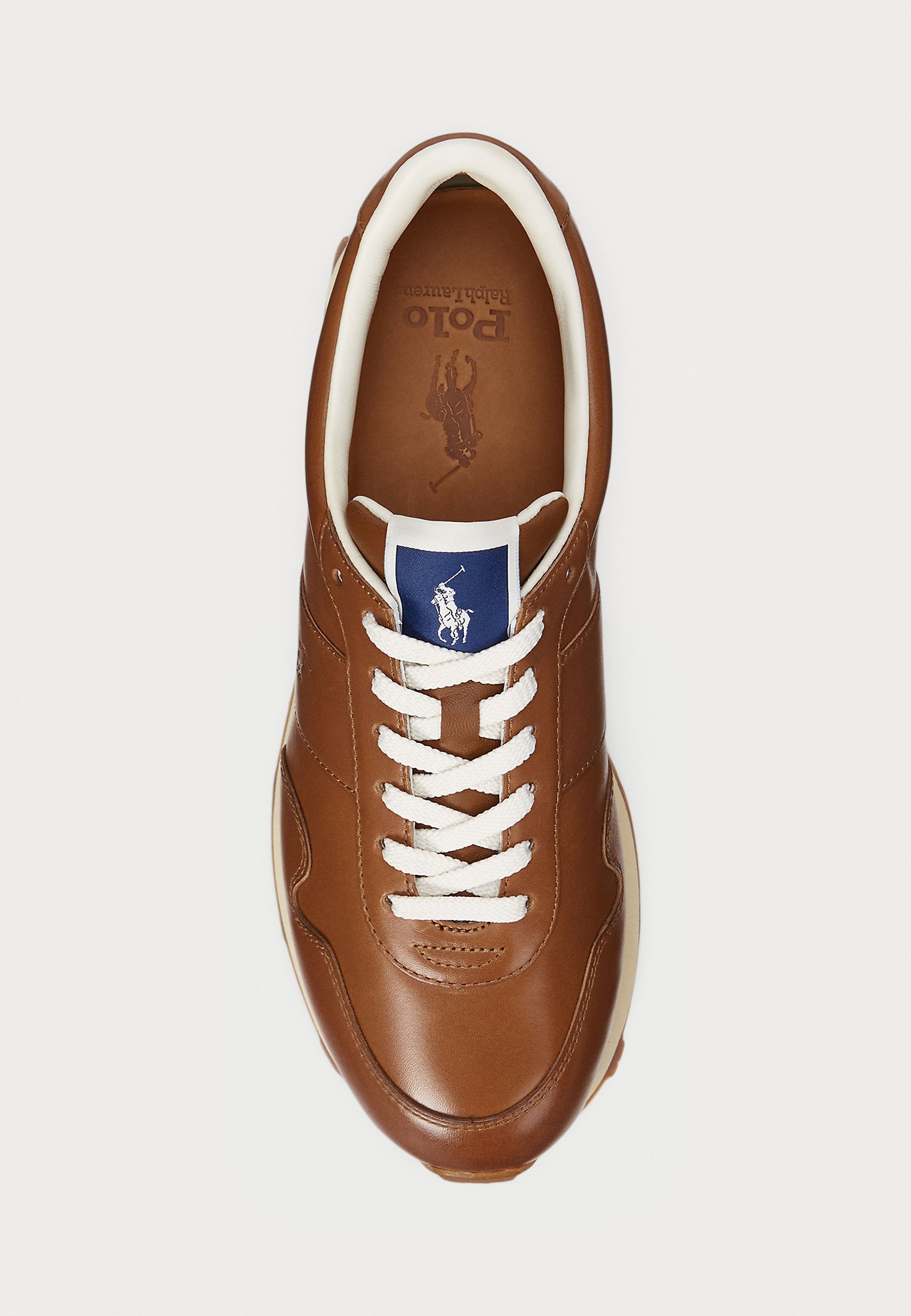 Polo Ralph Lauren PRL TRAIL 125 leren sneaker - Sneakers - lichtroodbruin