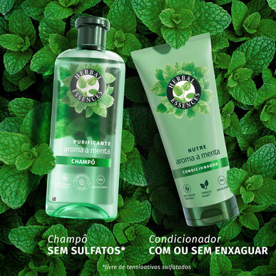 Herbal Essences tisztító sampon menta illatú élénkítő sampon intenzív tisztító 350 ml 350 ml