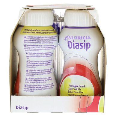 Diasip vaniljesmak 4 x 200 ml