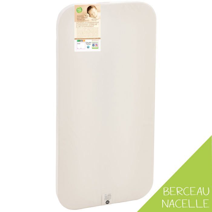 BABYCALIN Tragbare Babybettmatratze 24 kg/m³ 78 x 38 cm