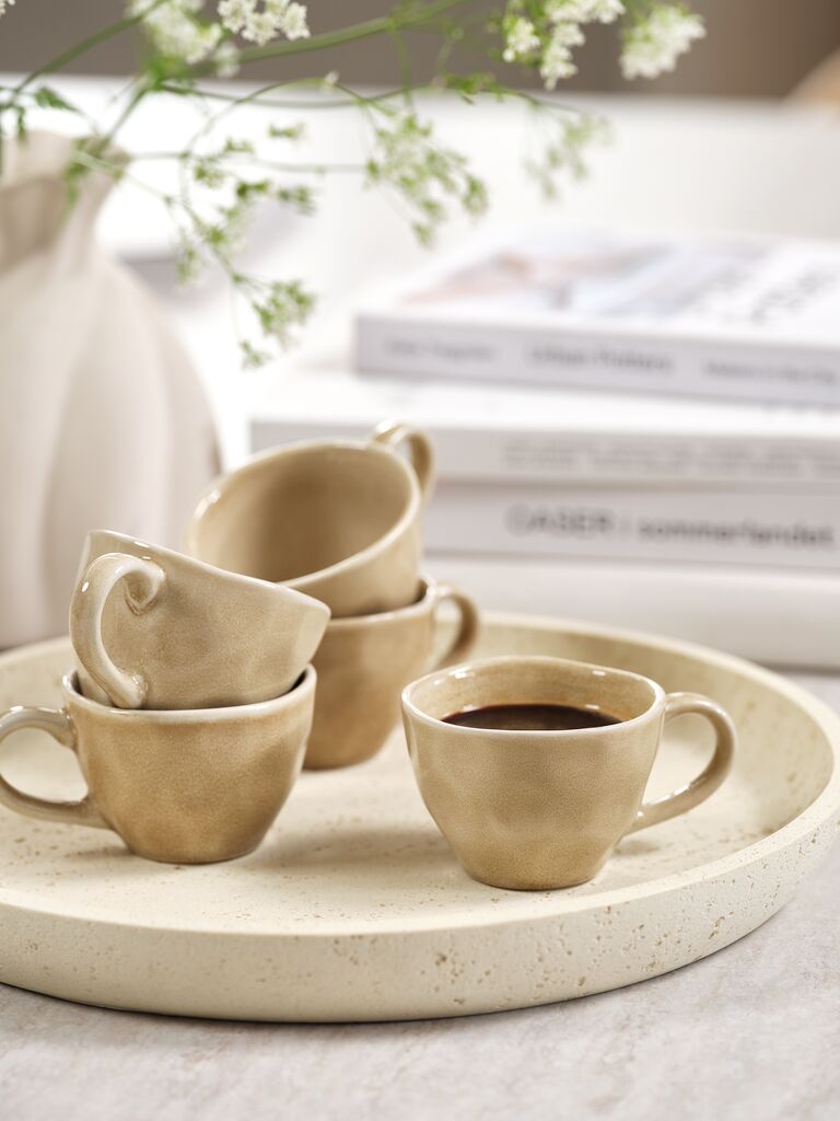 DETMER Skodelica za espresso DETMER Ø7xV5cm 11cl bež